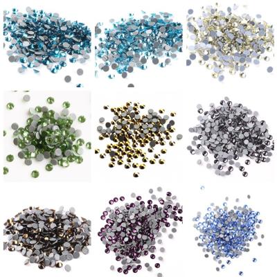 China Flatback Colors All Austrian SS20 Quality Hot Fix Rhinestones For Design In Box for sale