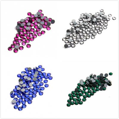 China High Quality Flatback Glass Rhinestones Rhinestones Nail Fix ab Crystal Rhinestones Art Rhinestones All Color Hot for sale