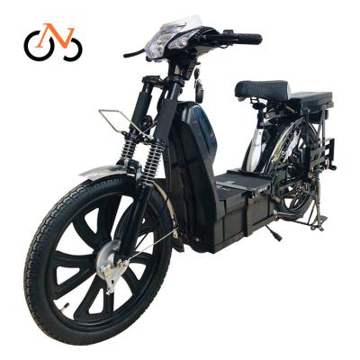 China Hot Selling Brushless Steel Motorcycle 48v Motor Lithium Battery Electric Bike For Delivery Drivers for sale