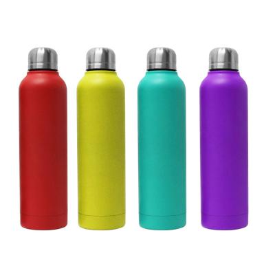 China Sport Gym Water Bottle Protein Shaker 500Ml Sustainable Insulated Stainless Steel Water Bottles With Custom Logo for sale