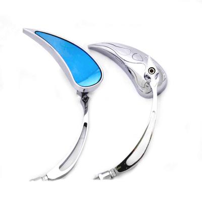 China ABS+Aluminum New Arrival Round Rotating Aluminum Alloy Rearview Mirrors Motorcycle for sale