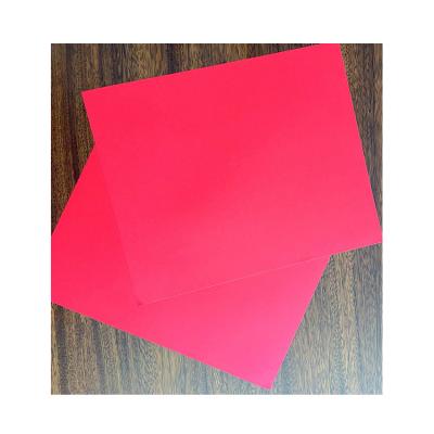 China Anticurl Competitive Price 110G-170G Thin Recycled Materials Card Red Duplex Board Paper for sale