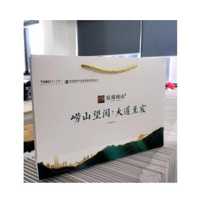 China Recycled Materials Wholesale Cheap Price Top Quality Print Customized Tote Paper Bag for sale