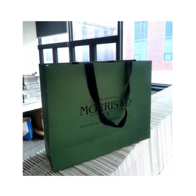 China Manufacturer Reused Wholesale Customized Large Materials Tote Paper Bag With Your Own Logo for sale