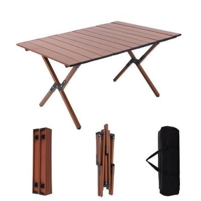 China Modern Outdoor Road Trip Folding Table Convenience Camping Folding Table And Chair BBQ Table for sale