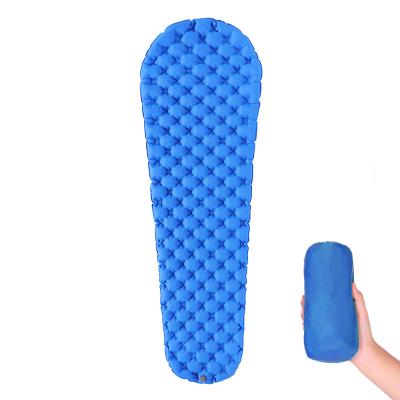 China Camping Lightweight Outdoor Premium Mum Shape Inflating Ultralight Sleep Pad for sale