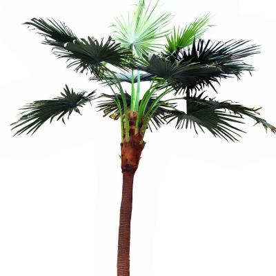 China 3 Meters Eco-friendly Materials Royal Palm Outdoor Ornamental Artificial Palm Trees On Jungle Decor Sale for sale