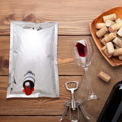 China 3L/5L/10L Barrier Aseptic Liquid Water Fruit Juice Plastic Faucet Bag In Box Red Wine Valve for sale