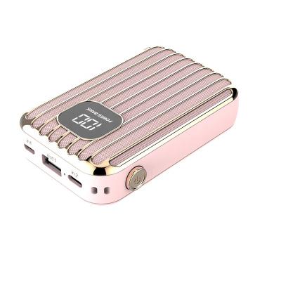 China Fanshion Gift Mini Power Bank Palladium 18W 10000mah Power Bank Travel Power Bank for sale