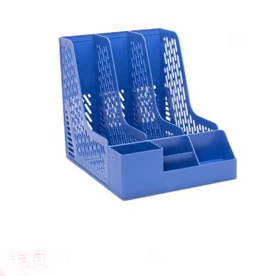 China Various Widely Used Factory Selling Plastic Rack Product Folding Portable Book Rack for sale