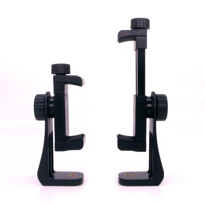 China 58mm-100mm Durable Tripod Clip Phone Holder Live Cell Phone Clip For Mobile Phone for sale