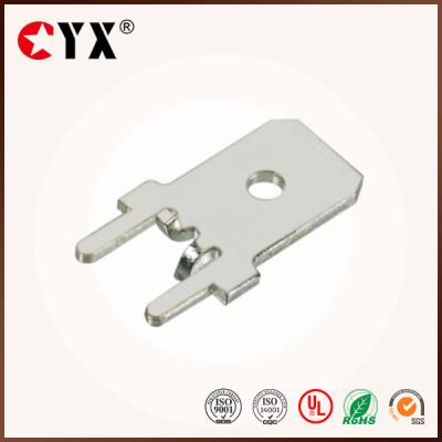 China Brass/Copper/ Phosphor Bronze 250 series,PCB soldering terminal lug,upright brass terminal connector,CYX6-009-6.3*0.8 for sale