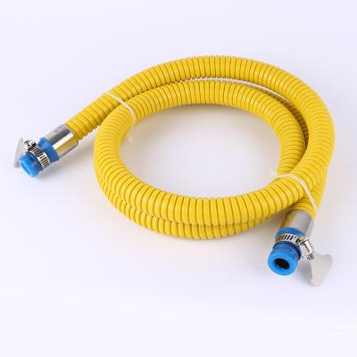 China Flexible Oil Hydraulic Fluids Gas Base PVC Plastic Rubber Gas Hose Flexible Gas Hose For Kitchen Bathroom for sale