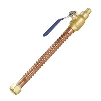 China Hot Selling Copper Water Tube Flexible Corrugated Flexible Kitchen Sink Basin Hydraulic Durable Tubing Hose Pipe for sale