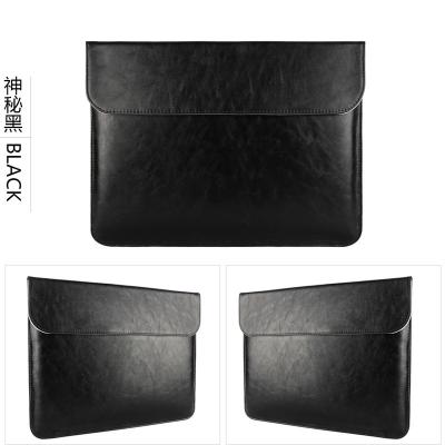 China Custom Logo Water Proof Laptop Sleeve Notebook Magnetic Case 13.3 Inch Waterproof PU Laptop Envelope Case Sleeve Bags Covers For Macbook for sale