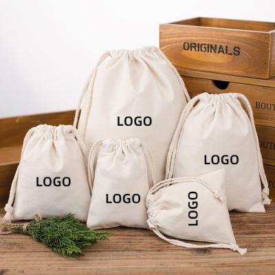 China Cheap and practical breathable wholesale promotion printed cotton storage bag and gift canvas drawstring bag blank logo or custom made canvas for sale