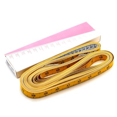 China Screwdriver Tool Sewing Machine Tools Measuring Ruler Tailor Meter Ruler 60 Soft Inch 1.5M Yellow Measuring Tape 35202 for sale