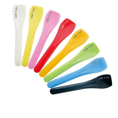 China Colors for Gelato Taiwan Mini Colorful Disposable Plastic Ice Cream Spoon for sale