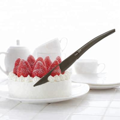 China Disposable ISO22000&HACCP Certified 19cm Disposable Sharp Plastic Cake Knife for sale