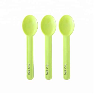 China Disposable Green Plastic Disposable Ice Cream Scoop for sale