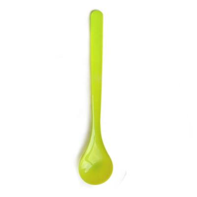 China Heat Resisatnce; Oil Resistance Taiwan Made Apple Green Color Perfect Souvenir Disposable Spoons for sale