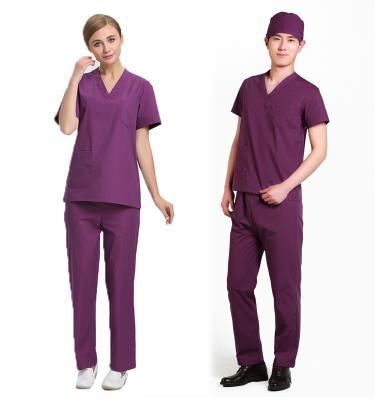 China Fashionable Top+Pant Doctor Uniform Nurse Scrub Costume Design Nurse Tops for sale