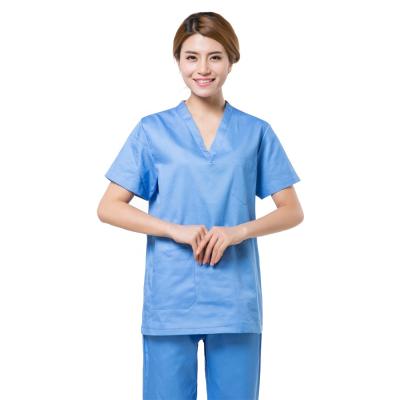 China Anti-static Hospital Nurse Uniform Uniform Designs Nurse Scrub Fashionable Suits Scrubs for sale