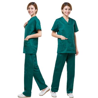 China Breathable Nurses Scrubs Medical Sets Uniform Unisex Scrubs Wholesale for sale