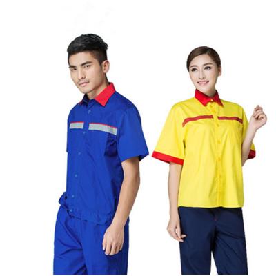 China Workwear For New Industrial Worker Service Station Workers Global Uniform Clothing Workwear Anti-Static Work Clothes for sale