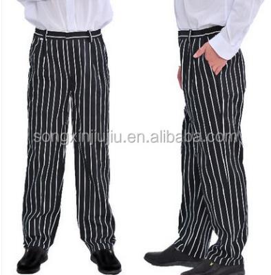 China restaurant & New 100% pants, chef uniform, chef loose bar fashion cotton chef pants for sale