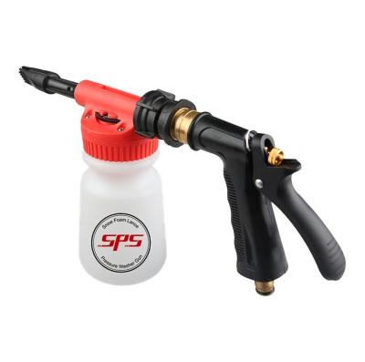 China Cleanig Car SPS Car Cleaning Low Pressure Snow Foam Wash Spray Gun Garden Hose Sprayer Foam Cannon Product for sale