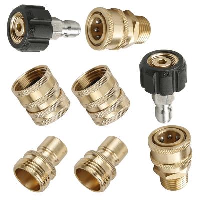 China Connect Garden Hose Quick Connect Fittings Pressure Adapters Kits Clean Equipment Parts for sale