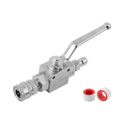 China General High Pressure Seal 4500PSI Hose Ball Valve Stainless Steel Kit for sale