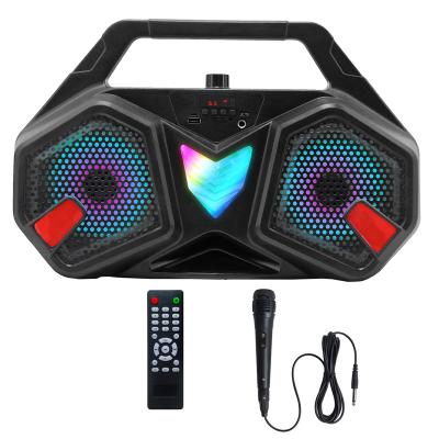 China Colorful Light Super Bass Speaker Boxes, Super Bass Portable Speaker For Car, Subwoofer Speaker LED Wire For Home for sale