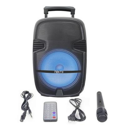 China Hot Selling Cheap Price High Power Party Battery Trolley Speaker Portable Speaker Wireless for sale