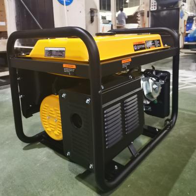 China Small Generator Provide Electric Power Hot Sale! Gasoline Engine Generator 5KW With Wheels Portable Generator for sale