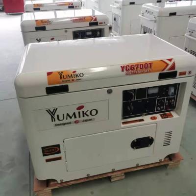 China Super Silent 5KW Portable Type Write Color Diesel Generator 5KW for sale