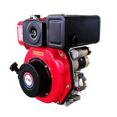 China Air Cooled Diesel Engine 178F Model Single Cylinder Genuine Partss With Muffler And Air Filter for sale