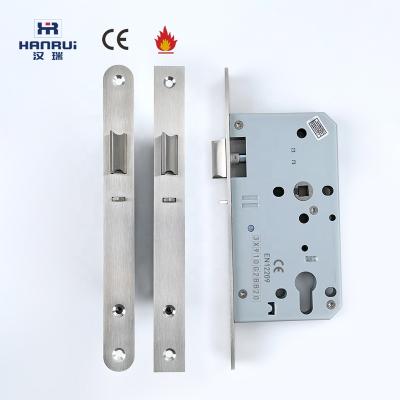 China Euro Type Mortise Lock Stainless Steel Night Latch Mortise Door Lock Case Lock SS201/304/316 DIN Body for sale