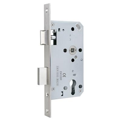 China Category 3: doors in public buildings ss316 panic lock and hollow lever handle escape mortise lock case for sale