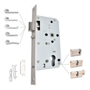 China Stainless Steel School SUS304 Classroom Locks With DIN18250 EN12209 Standard For Construction Timber/6072CR Steel Door for sale