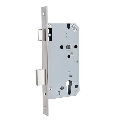 China 304 Stainless Steel 4585Z Euro CE Certificate Industrial Fireproof Mortise Lock 85mm Center Distances For Timber And Metal Door for sale