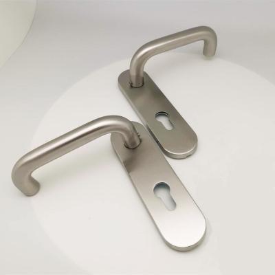 China Middle East Market Modern Popular Safety Mains Stainless Steel External Door Handle for sale