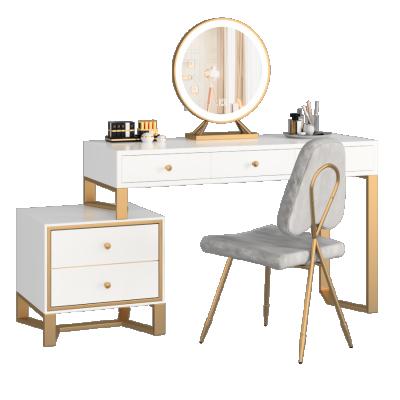 China (Size) small Nordic net red wind bedroom adjustable modern contracted vanity table family makeup desk receives the arch as a whole for sale