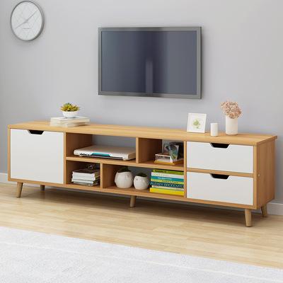 China Modern Nordic Simple Style Wooden TV Stand Modern TV Cabinet Living Room Home Furniture for sale