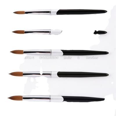 China Customizable New Kolinsky NAIL Nail Brush Acrylic Nail Tool Brush Pure Color for sale