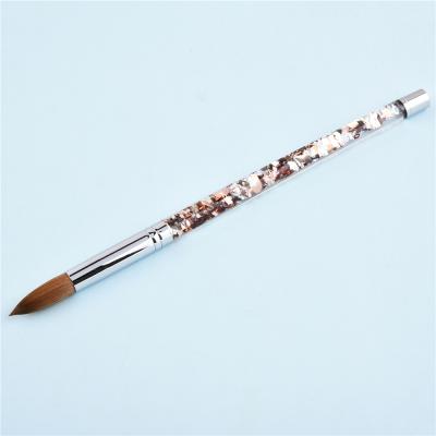 China Nail Art Beauty Wholesale Esung Private mark acrylic nail brush kolinksy nail brush for sale