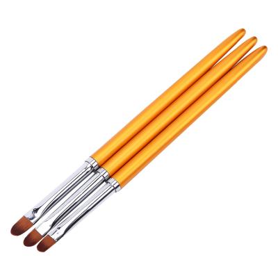 China Nail Art Brushes Kolinsky Acrylic Gel Polish Nail Art Beauty Wholesale DIY Nail Art Tools for sale