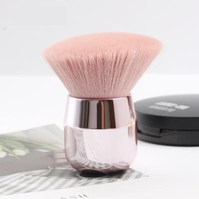 China Angular Blush Large Size Flat Head Blush Sweep Makeup Brush Short Handle Loose Powder Brush For Make Up Ladies for sale