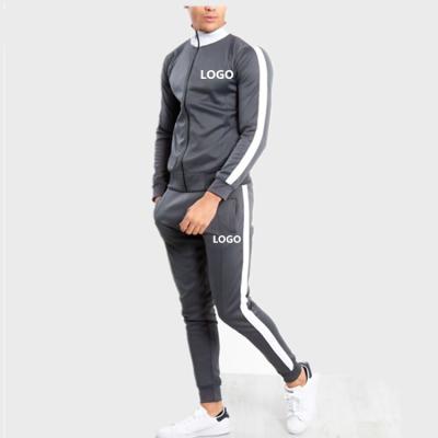 China SZCUICHANG Breathable No Moq Autumn Men Slim Fit Tracksuit Sweatsuit Logo Nylon Jogger Tracksuit Custom Made for sale